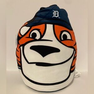 NWT - MLB Detroit Tigers Team Plushie Mascot Squish Pillow - Official License